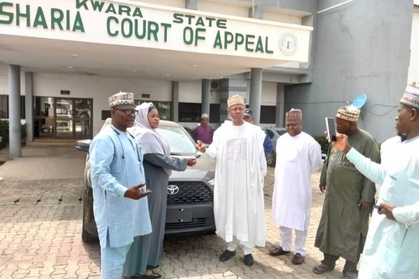 KWSG presents 2025 Toyota Corolla Cross to former Shariah Court CR