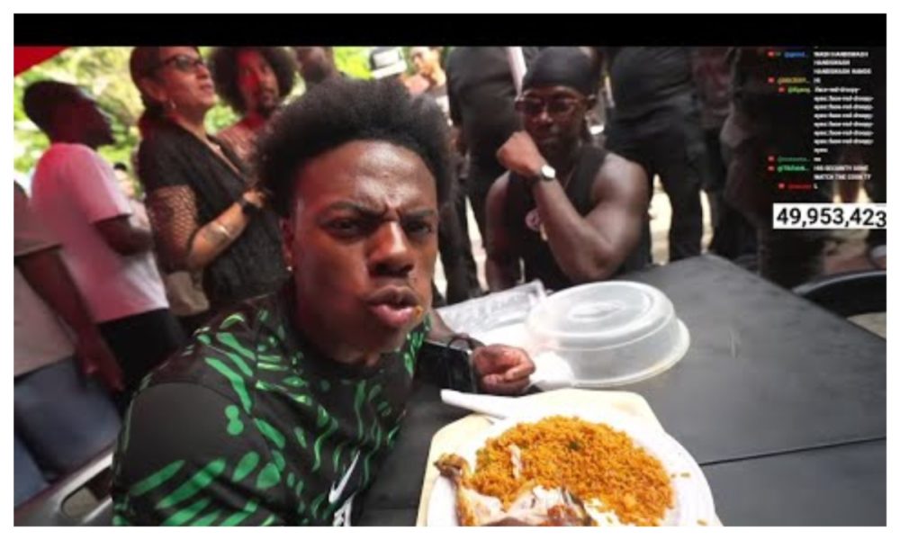 ‘Nigeria has best Jollof rice’ – American streamer, IShowSpeed