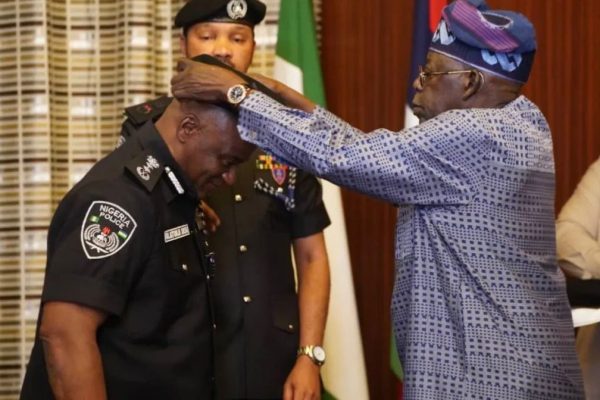 You have my full backing to crush criminals — Tinubu tells Acting IGP, Disu