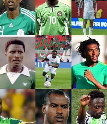 10 Most Capped Super Eagles Players