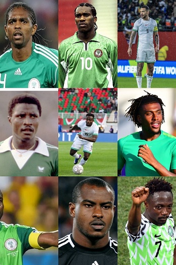 10 Most Capped Super Eagles Players