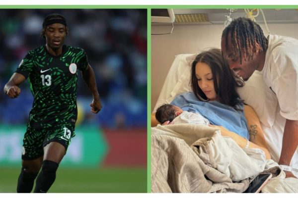 Onyemaechi, Portuguese partner welcome first child