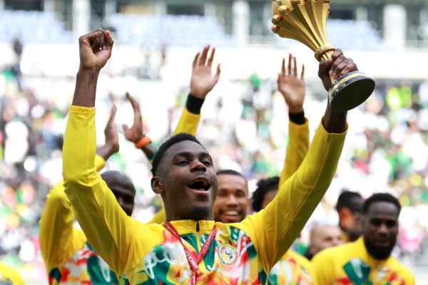 Senegal parades AFCON trophy despite being stripped of title