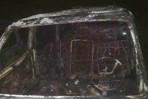 Two vehicles destroyed as fire guts motor park in Ilorin