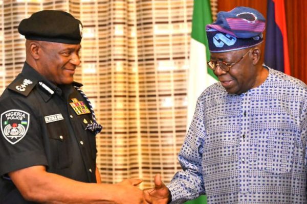 Tinubu swears in Tunji Disu as substantive IGP