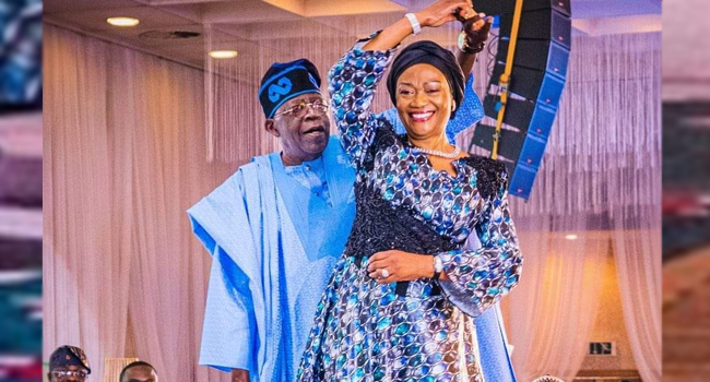 ‘Omo olodo ide’ – Oluremi Tinubu celebrates husband at 74