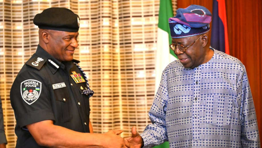 Tinubu swears in Tunji Disu as substantive IGP