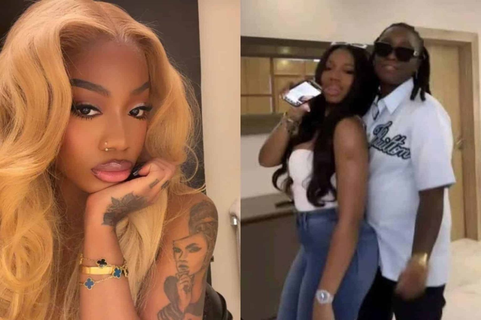 BBNaija’s Angel Smith’s partner accuses her of cheating weeks after wedding