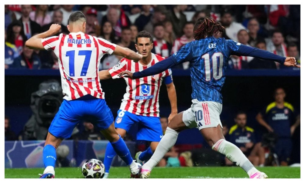 UCL: UEFA releases statement on Arsenal’s Eze cancelled penalty against Atletico