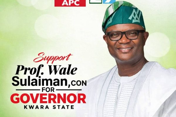 Kwara 2027: Kwara South Youth group endorses Wale Sulaiman for Gov
