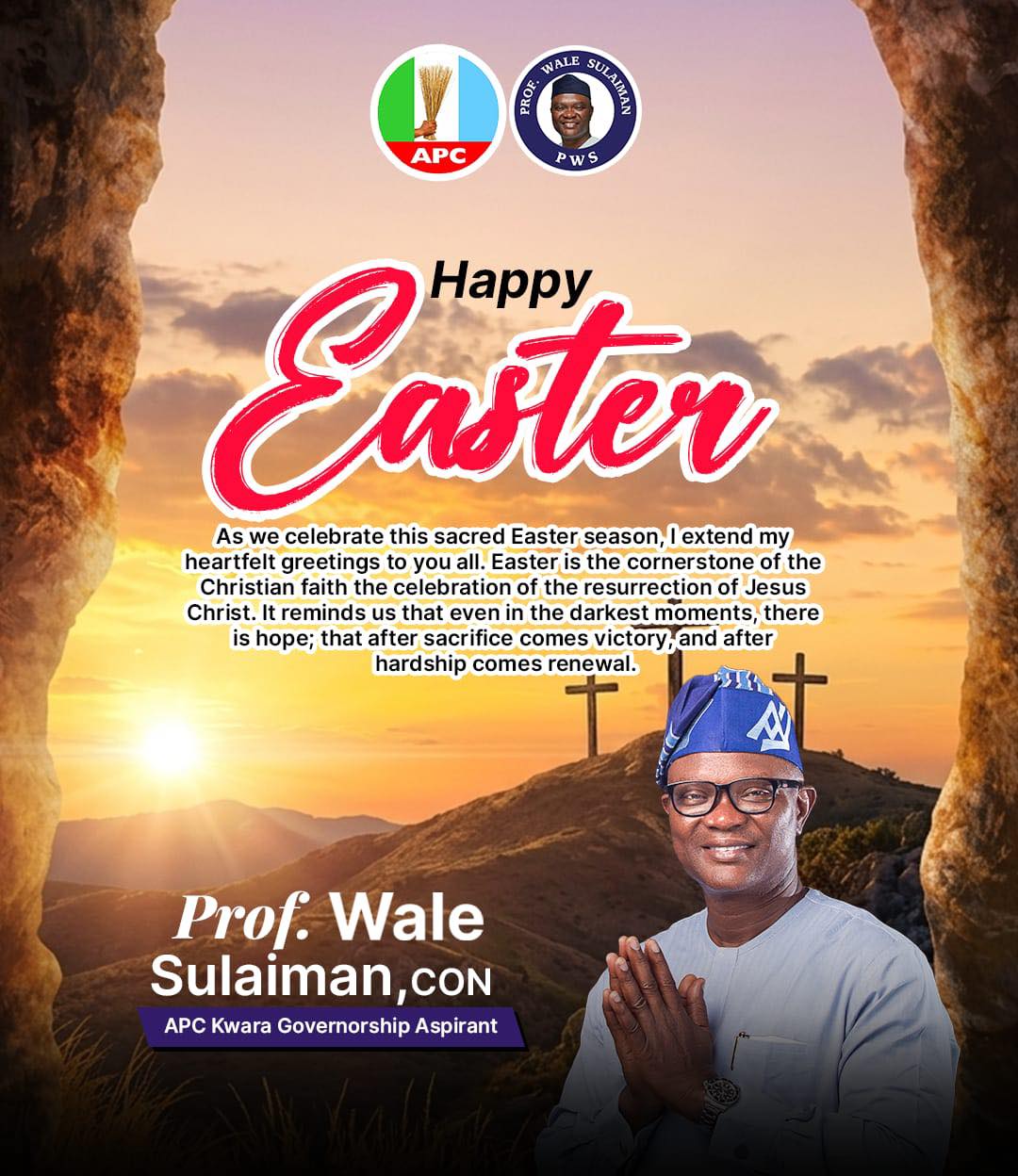 Good Friday: PWS calls for prayers for Nigeria’s unity, prosperity