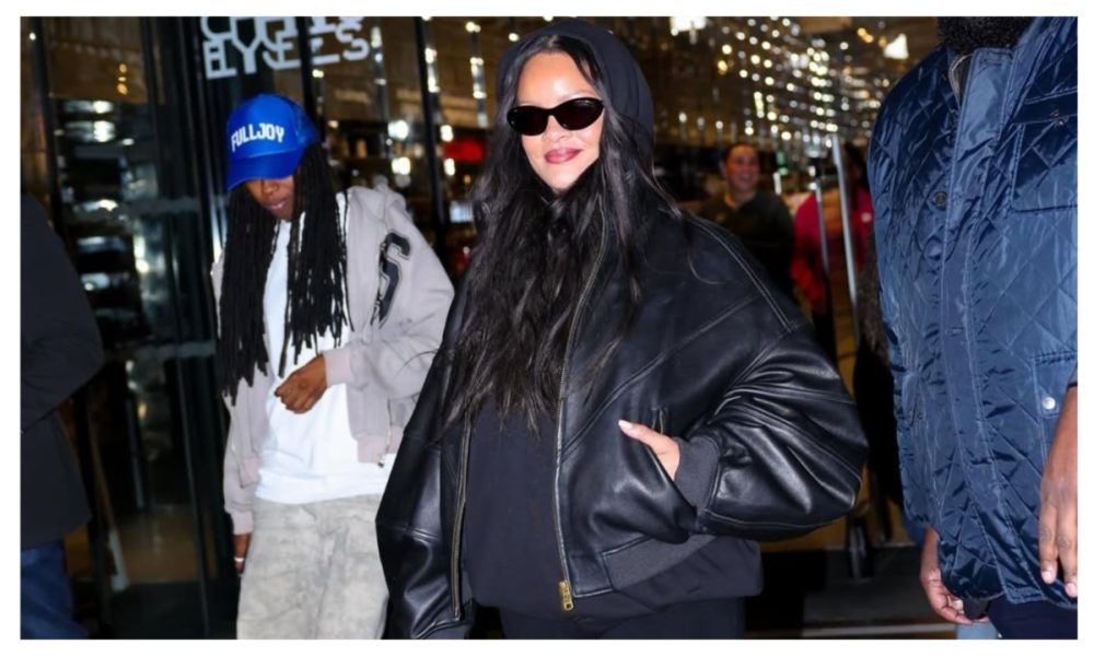 Fans express shook over Rihanna’s baby bump a year after welcoming third child