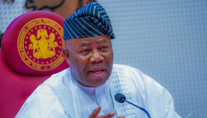 We will enact laws to better your lives – Akpabio tells Nigerian workers