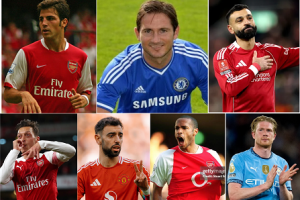 From Fàbregas to Bruno Fernandes: Seven players with most assists in Premier League season