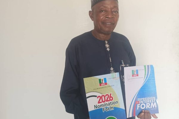 Monde Aliyu Umar picks APC Nomination forms, vows to win 2027 election