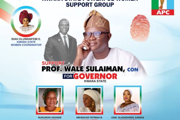 JUST-IN: Kwara Women across 16 LGAs declare support for Wale Sulaiman’s Guber bid