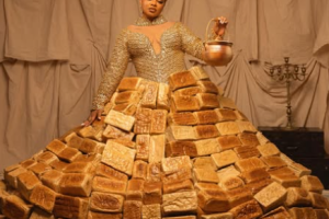 AMVCA 12: Guinness World Record reacts to BBNaija Queen’s bread-inspired outfit