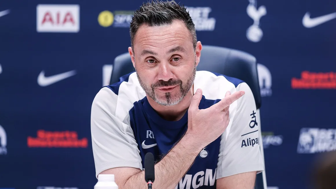 Tottenham not yet relegated, says De Zerbi ahead of Villa clash