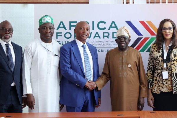 Tinubu, CAF president meet in Kenya (PHOTOS)