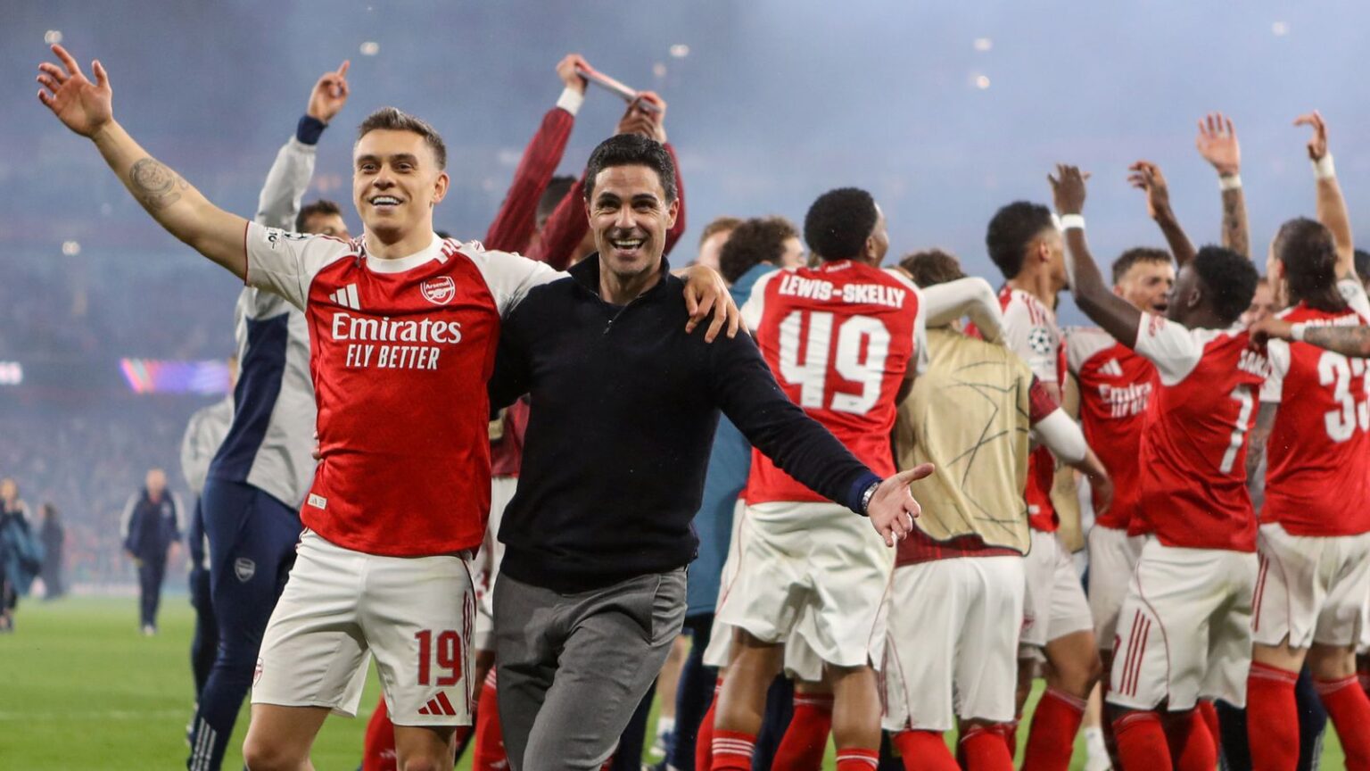 Guardiola reacts to Arsenal’s Premier League title win