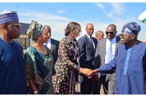 Tinubu arrives Rwanda for Africa CEO Forum