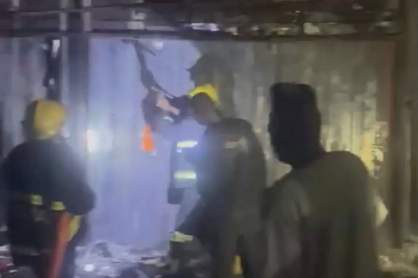Firefighters contain early-morning blaze at Ilorin Supermarket container