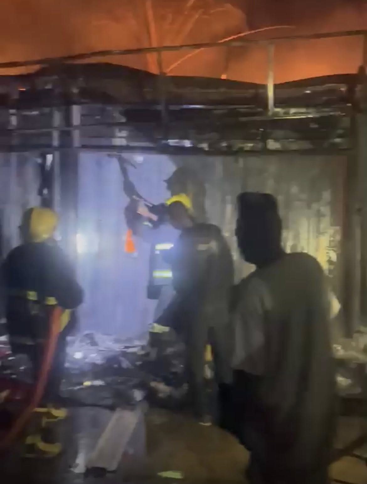 Firefighters contain early-morning blaze at Ilorin Supermarket container