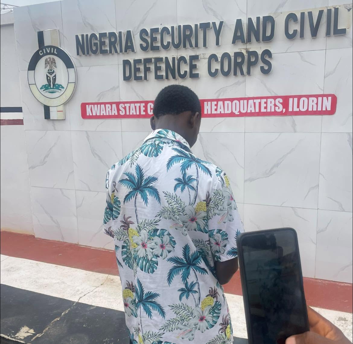 NSCDC arrests 21-year-old over alleged kidnap, murder of 60-year-old technician in Ilorin
