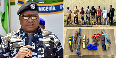 Kwara Police arrest eight suspected cultists, recover firearms in Ilorin raid