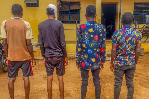 Kwara Police arrest four robbers, recover stolen motorcycle