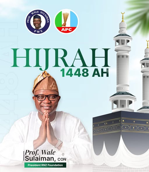 Hijrah 1448 AH: Wale Sulaiman urges Muslims to embrace faith, righteousness