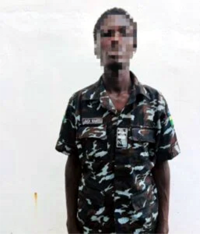 Lagos Police nabbed Fake personnel officer