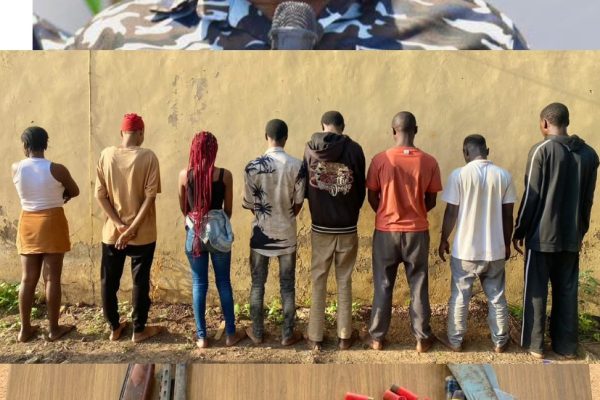 Kwara Police arrest eight suspected cultists, recover firearms in Ilorin raid