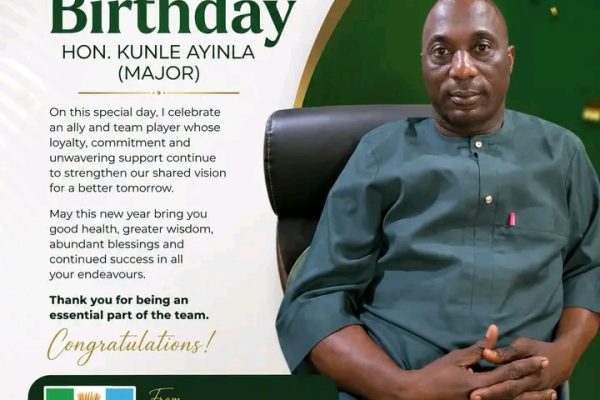 APC Reps Aspirant Ademola Bello Celebrates Ex-Ifelodun Majority Leader Kunle Ayinla on Birthday