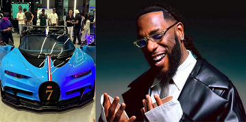 Burna Boy acquires custom Bugatti Chiron