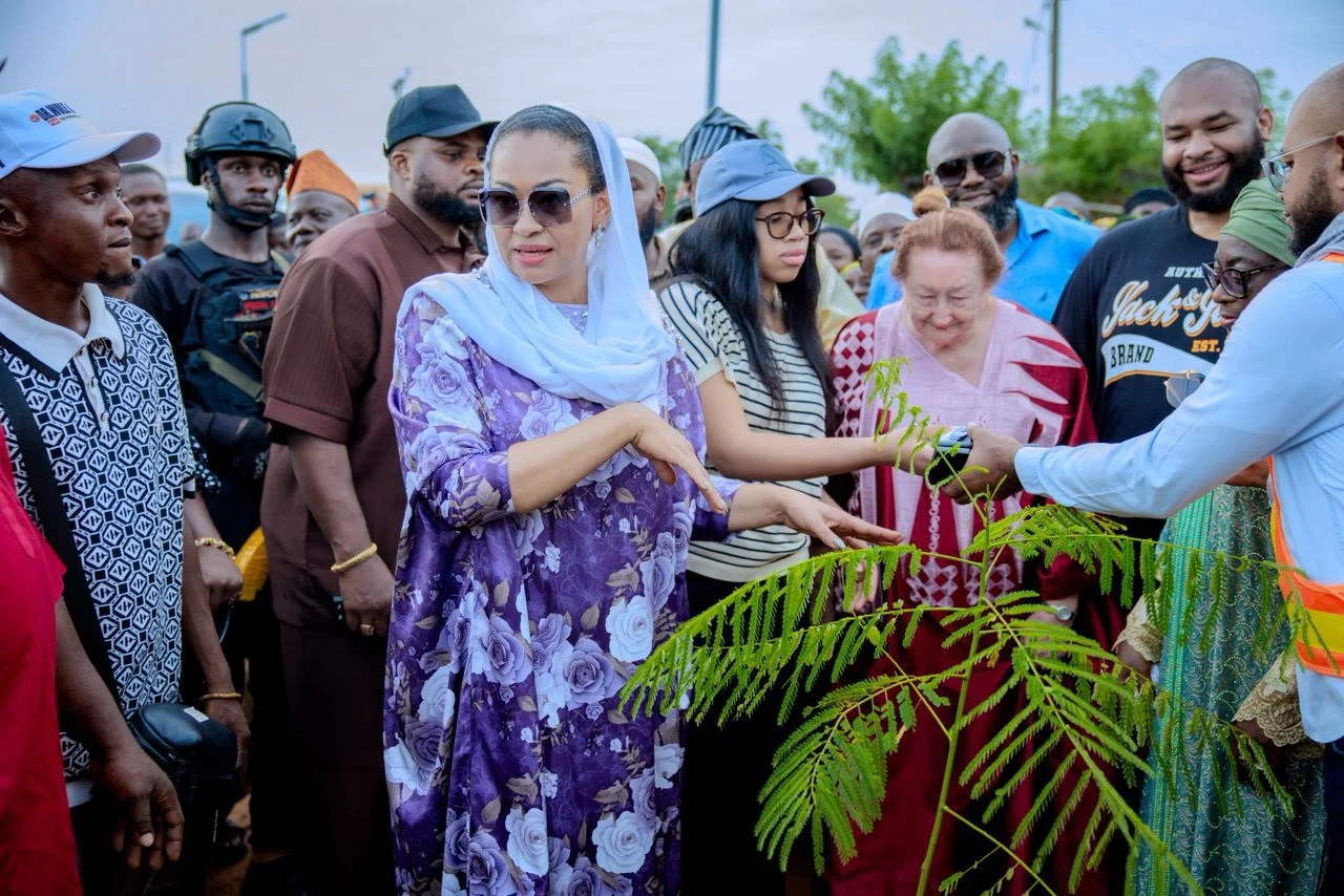 Climate change: Natasha unveils 10,000 tree project in Kogi
