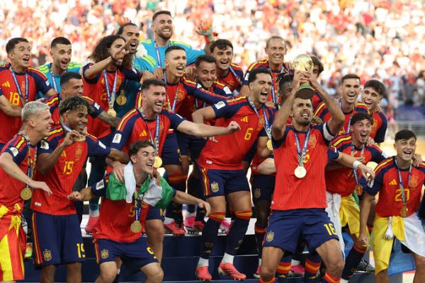 FULL LIST: Spain top latest FIFA world rankings after World Cup triumph