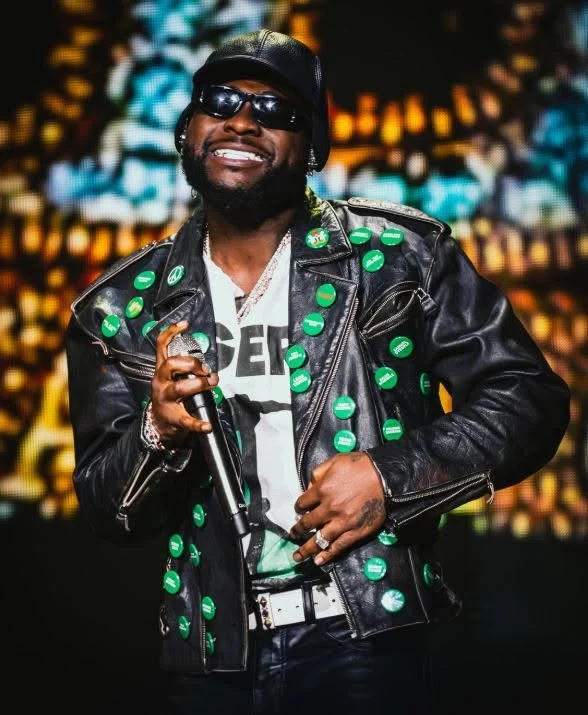 Davido defends wearing pins for abducted pupils at world cup event