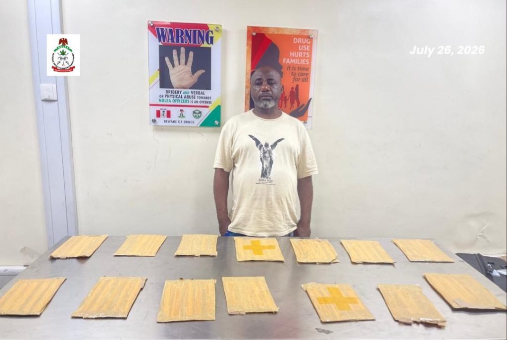Lagos trader arrested over cocaine concealed in food cartons bound for UK