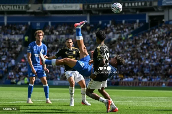 EPL: Brighton thrash 10-man Villa 4-0 in season opener