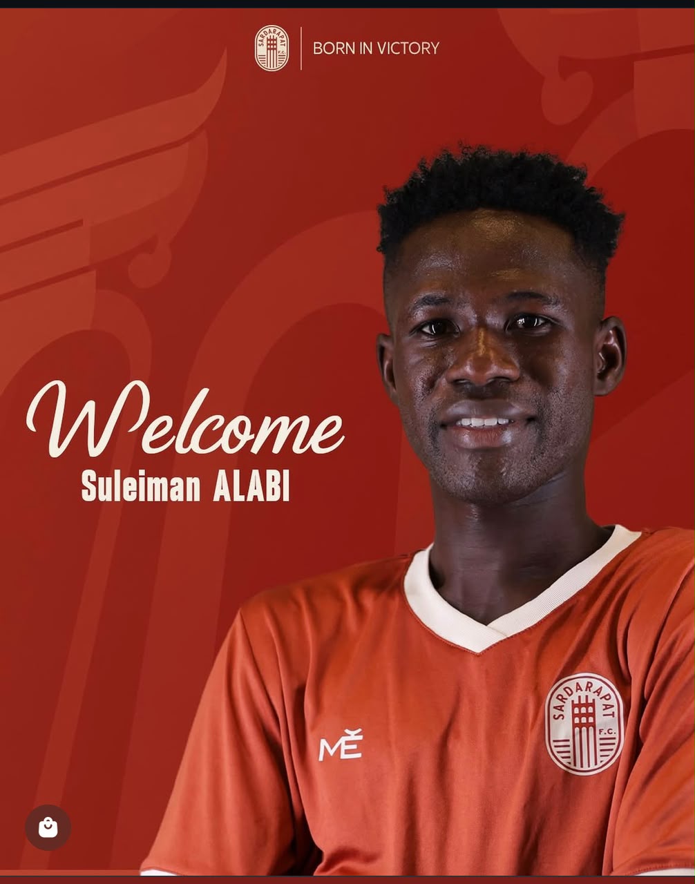 Kwara-born forward, Sulaiman Alabi ‘Jojo’ joins Armenian side Sardarapat FC