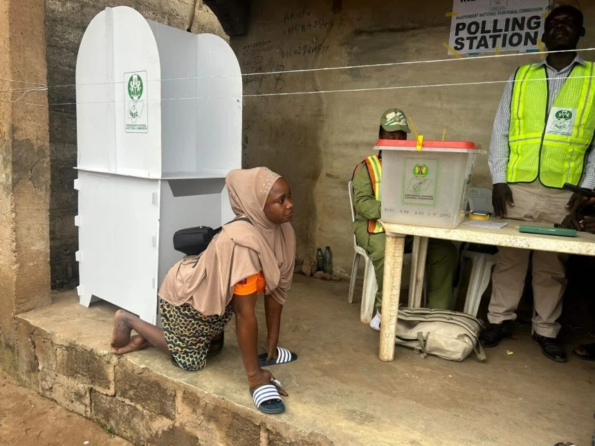 OsunDecides2026: Physically-challenged voter praises officials for priority treatment