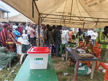 OsunDecides2026: Large turnout of voters at APC candidate’s ward