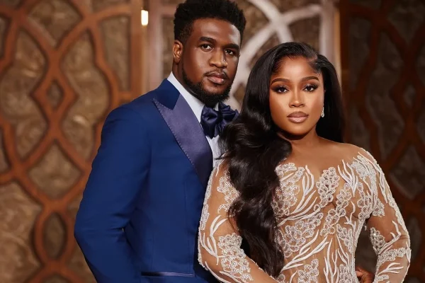 He is my personal handbag, Veekee James defends constant outings with husband