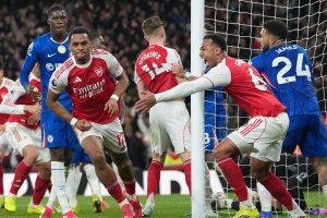 EPL table: Arsenal remain joint-top with Man City after 2-1 win over Chelsea