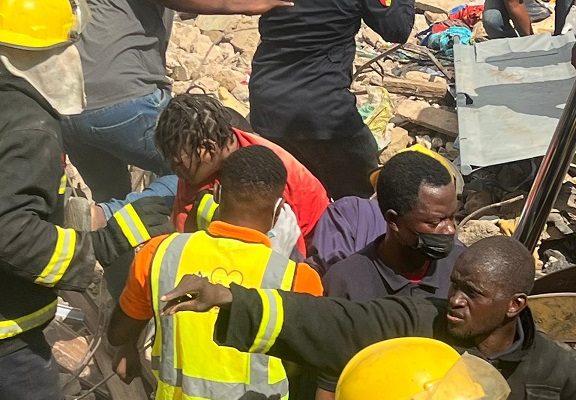 Ilorin Building Collapse: Four rescued, four feared dead as Fire Service leads operation
