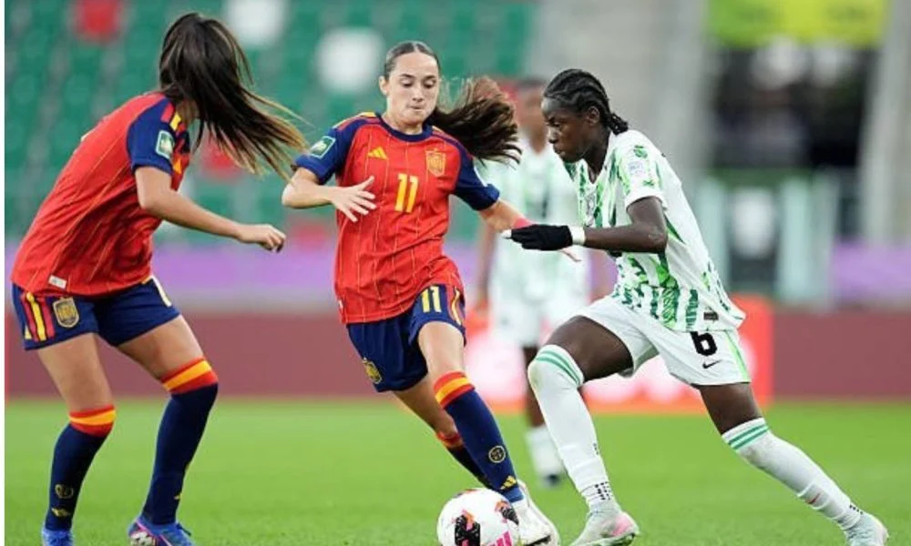 2026 U-20 WWC: Falconets fall 2-0 to Spain in Group F opener