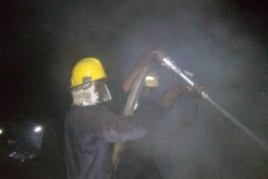 Late-night fire guts four-bedroom building in Ilorin