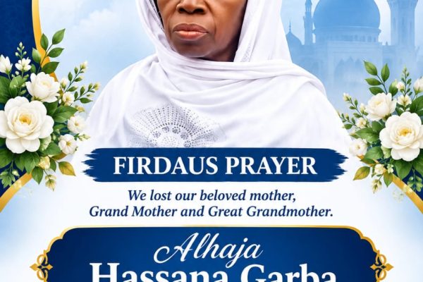 Fidau prayer for late Hajia Garba holds tomorrow in Ilorin