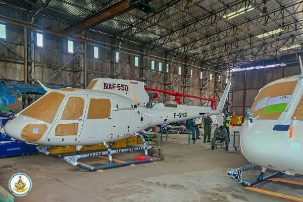 NAF receives five new helicopters to boost air operations